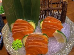三文鱼刺身薄切-鱼跃料理(步步高店)