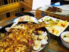 叁宝秘制烤海鱼-叁宝烤肉• 西安烧烤 领跑品牌(曹家堡店)