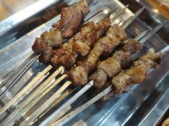 炸羊肉串-陈记生蚝烧烤炒菜火锅