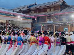 -摩梭传统篝火晚会