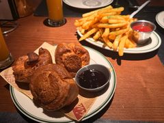 黄澄澄的炸薯条-404干式熟成牛排馆•聚会餐厅