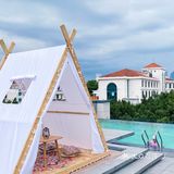 颜值爆炸!厦门首家无边泳池星空帐篷烧烤！