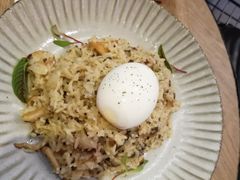 法式波波蛋牛肝菌烩饭-奎克咖啡Cuiqu(晶品店)