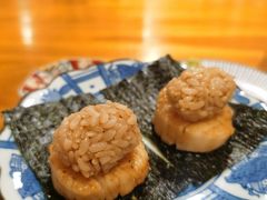火炙扇贝寿司-鮨清日本料理