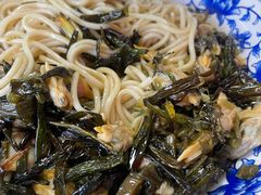 葱油鳝丝蛏子蛤蜊拌面-明呈黄鱼面馆(斜土路店)