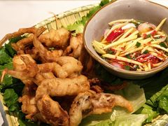 软壳蟹青芒丝沙拉-黄珍珍泰国菜馆(九龙城店)