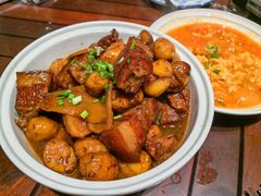 红烧肉烧板栗-加顺农场餐厅