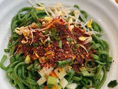 油泼面-手擀菠菜面(西康路店)