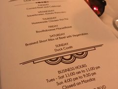 菜单-Musso & Frank Grill
