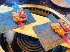 海胆生牛肉手卷-老乾杯和牛烧肉(王府中环店)