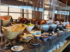 自助取餐区-君悦大酒店行政酒廊