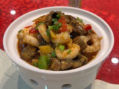 虾爆鳝-两户人家农家乐