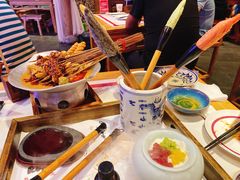 五彩毛笔酥-长安大牌档之西安博物院文化餐厅(中贸店)