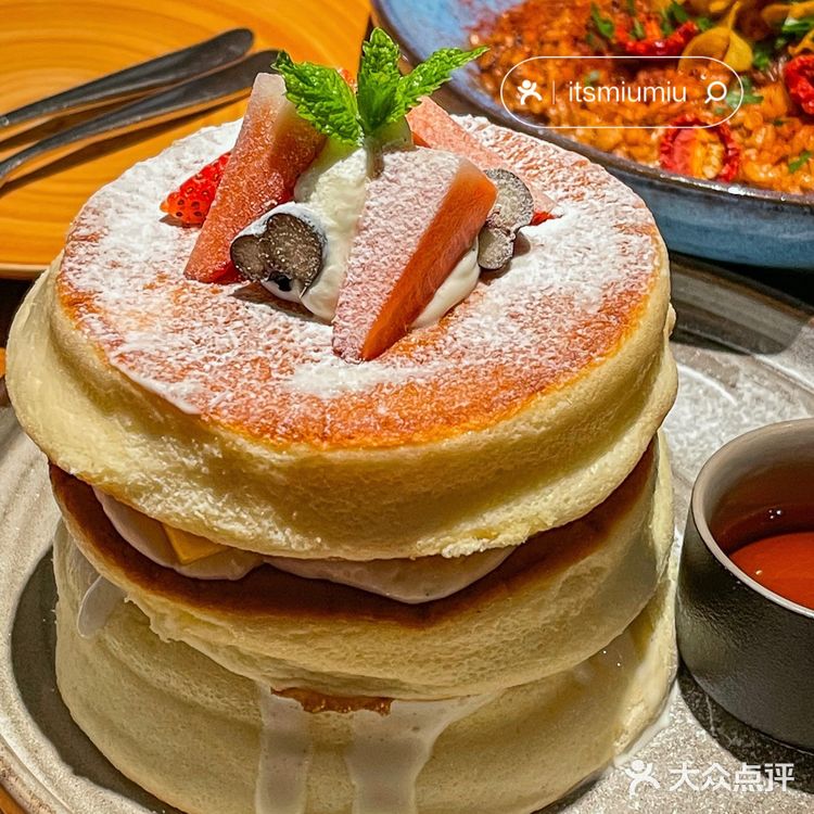 深圳高性价比西餐（3/100）松饼好软好duang