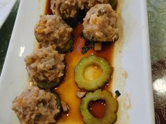 凉瓜蒸肉丸-潮喜竹溪荔湖酒家(荔枝湾店)