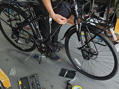 -道路口单车爱瓦士dahon大行