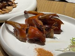 玻璃脆皮乳鸽-莲·中餐厅(成都首座万豪酒店)