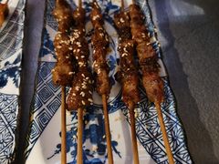 炭烤糖醋排骨-探鱼·鲜青椒爽麻烤鱼(天一广场店)