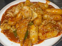 鱼饼炒年糕-博欧姆新派韩国料理·炸鸡(艾尚店)