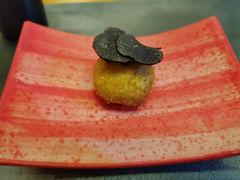 蟹肉可乐饼与油淋小黄鱼-九献创意菜·牛排馆(亮马河花园店)