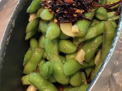 脆爽凉拌毛豆-靓靓蒸虾(中山公园店)