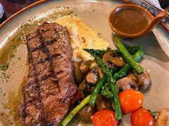 碳烤澳洲肉眼牛排配蛋-bluefrog蓝蛙(悠唐购物中心店)