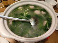 小白菜汆丸子-小土豆北方菜馆(方庄店)