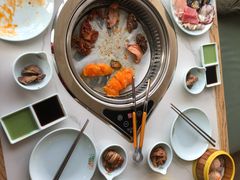 -绿岛港轩海鲜烤肉涮锅自助餐厅