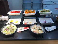 自助取餐区-感恩心素食馆(百世广场店)