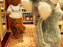 -小镇影院迪士尼小熊Duffy与他的朋友合影地