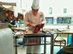 师傅现场片鸭-全聚德(江宁店)