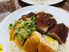 烧鸭油鸡双拼饭-陈光记烧腊店(罗保博士街店)