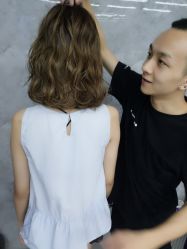 -INS羽毛接发·巴黎画染