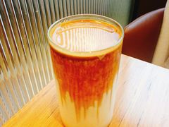 红豆沙拿铁-Line 咖啡(石厦花园店)