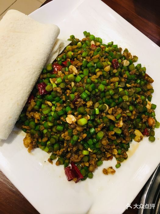 徐州人家单饼千刀肉图片