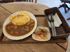 中华腊肉咖喱蛋包饭-Ginko银子(青龙街店)