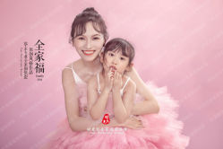 -时光纪亲子全家福照相馆(静安店母女写真父母纪念照)
