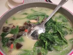 皮蛋肉丝煮桑芽-清晖小苑•顺德地方菜(壹海城店)