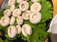 口蘑-枣玛露炭火烤肉脊骨锅