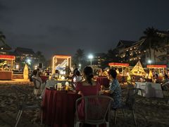 -亚龙湾希尔顿自助餐厅·海鲜·烧烤·沙滩BBQ·现场乐队