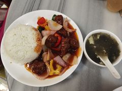 酸甜排骨饭-芬芳甜品(同福路店)