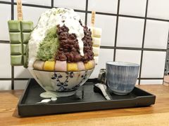 抹茶生乳かき氷-WONDER ICE 萬得冰田(建設路总店)