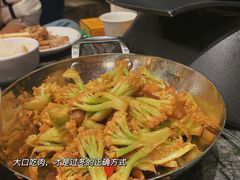 干锅花菜-情妹耙泥鳅·江湖川菜(科华店)