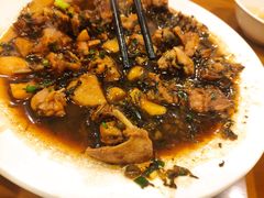 爆炒雪菜小鸡-山菜馆(竹海公园店)