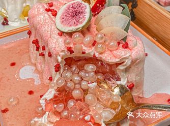 一定要吃️桃桃爆珠蛋糕冰