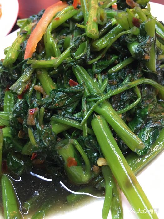 六星海南鸡饭(苏悦店)虾酱空心菜图片 - 第2张