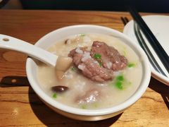 牛肉菌菇粥-潮粥荟·潮汕砂锅粥(朝阳大悦城店)