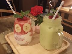 树莓思慕雪-绿茶餐厅(广州天河城店)