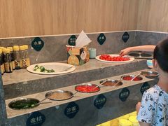 自助调料区-润园四季椰子鸡火锅(南山海岸城店)