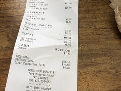 账单-Fergburger(皇后镇店)